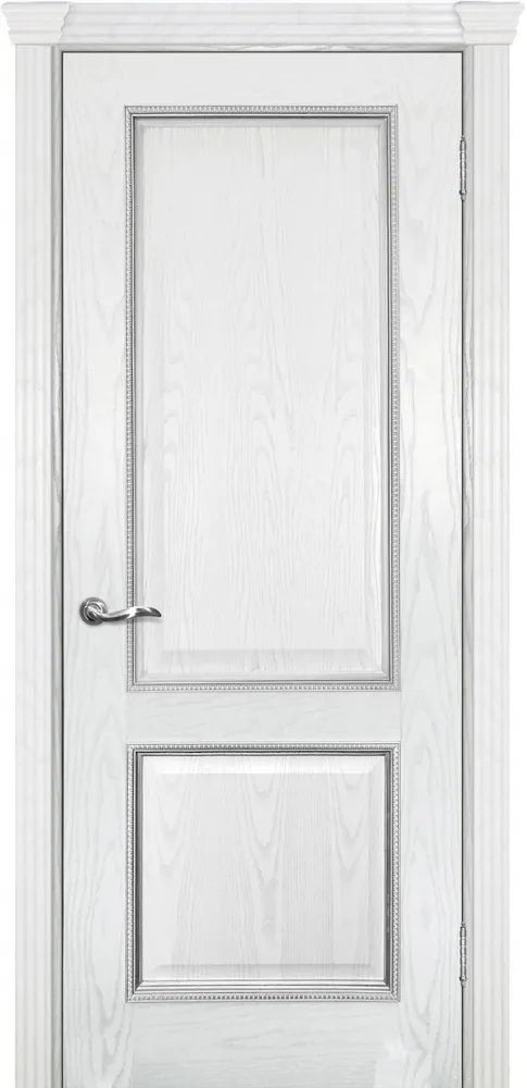 Фото Межкомнатная дверь Фрейм 02 Ясень  айсберг