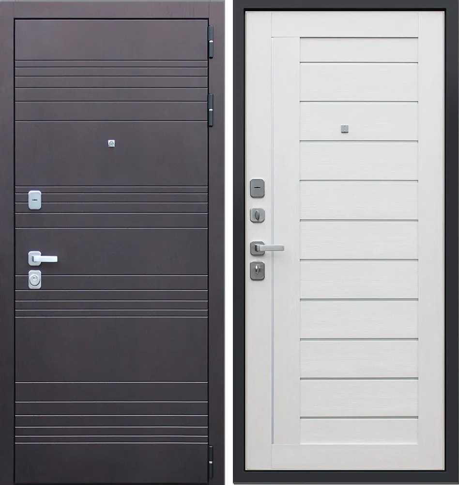 Фото Дверь  Дуэт Белая лиственница DIS001917